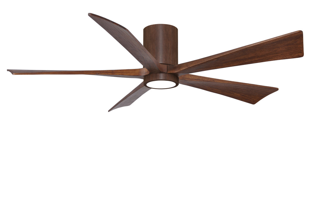 Matthews Fan Company Irene IR5HLK-WN-WA-60 Ceiling Fan - Walnut Tone, Walnut Tone/