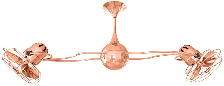 Matthews Fan Company Italo Ventania IV-CP-MTL Ceiling Fan 13 - Polished Copper, Polished Copper/