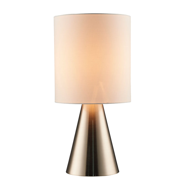 Luce Lumen Lighting LL1421  One Light Table Lamp Lamp Pewter, Nickel, Silver