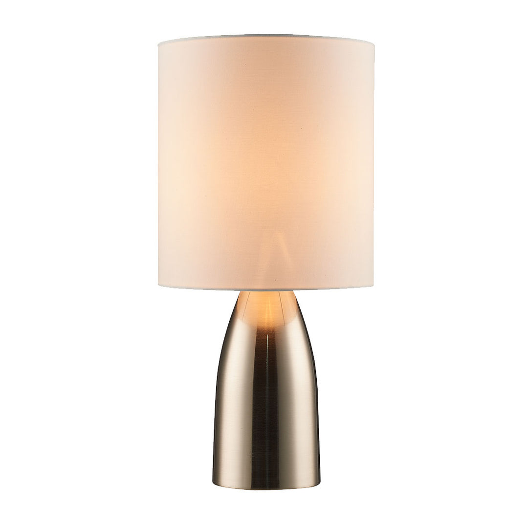 Luce Lumen Lighting LL1422  One Light Table Lamp Lamp Pewter, Nickel, Silver