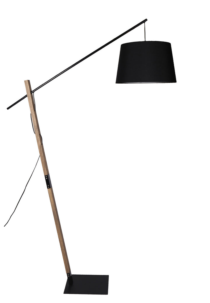 Luce Lumen Lighting LL1615  One Light Floor Lamp Lamp Black