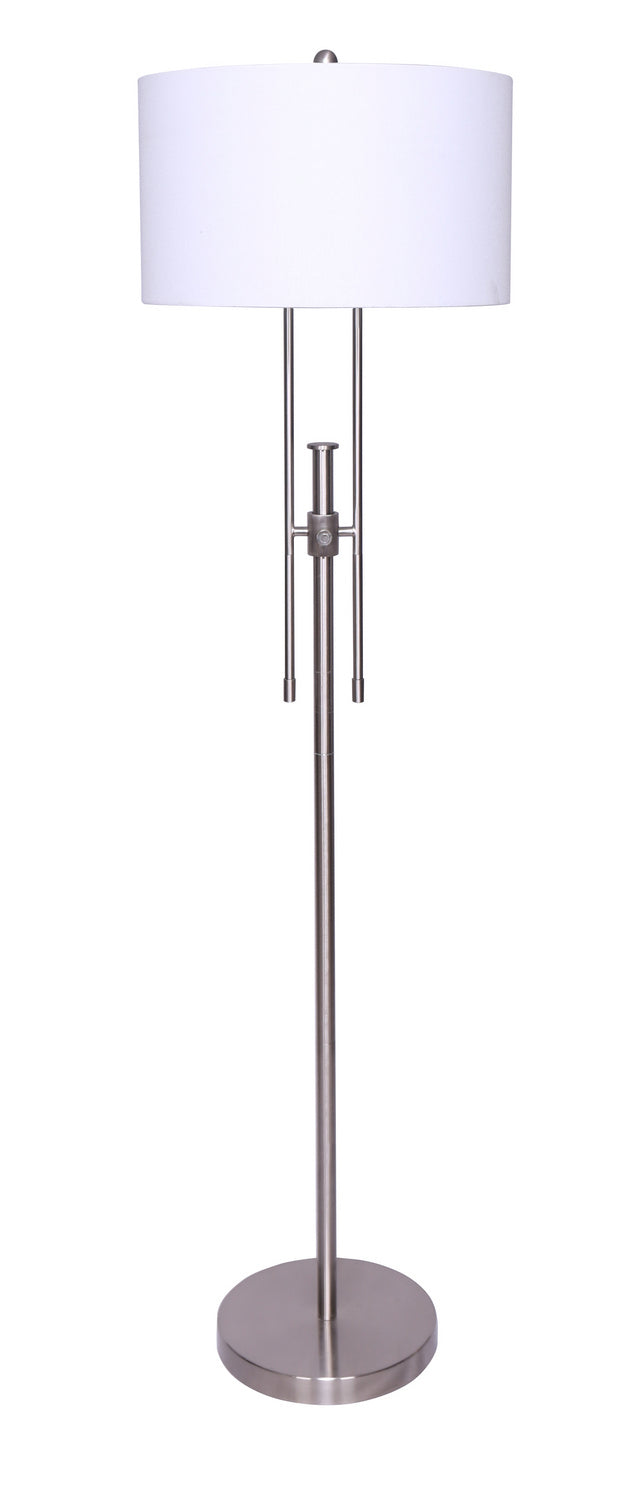 Luce Lumen Lighting LL1891-89  One Light Floor Lamp Lamp Pewter, Nickel, Silver