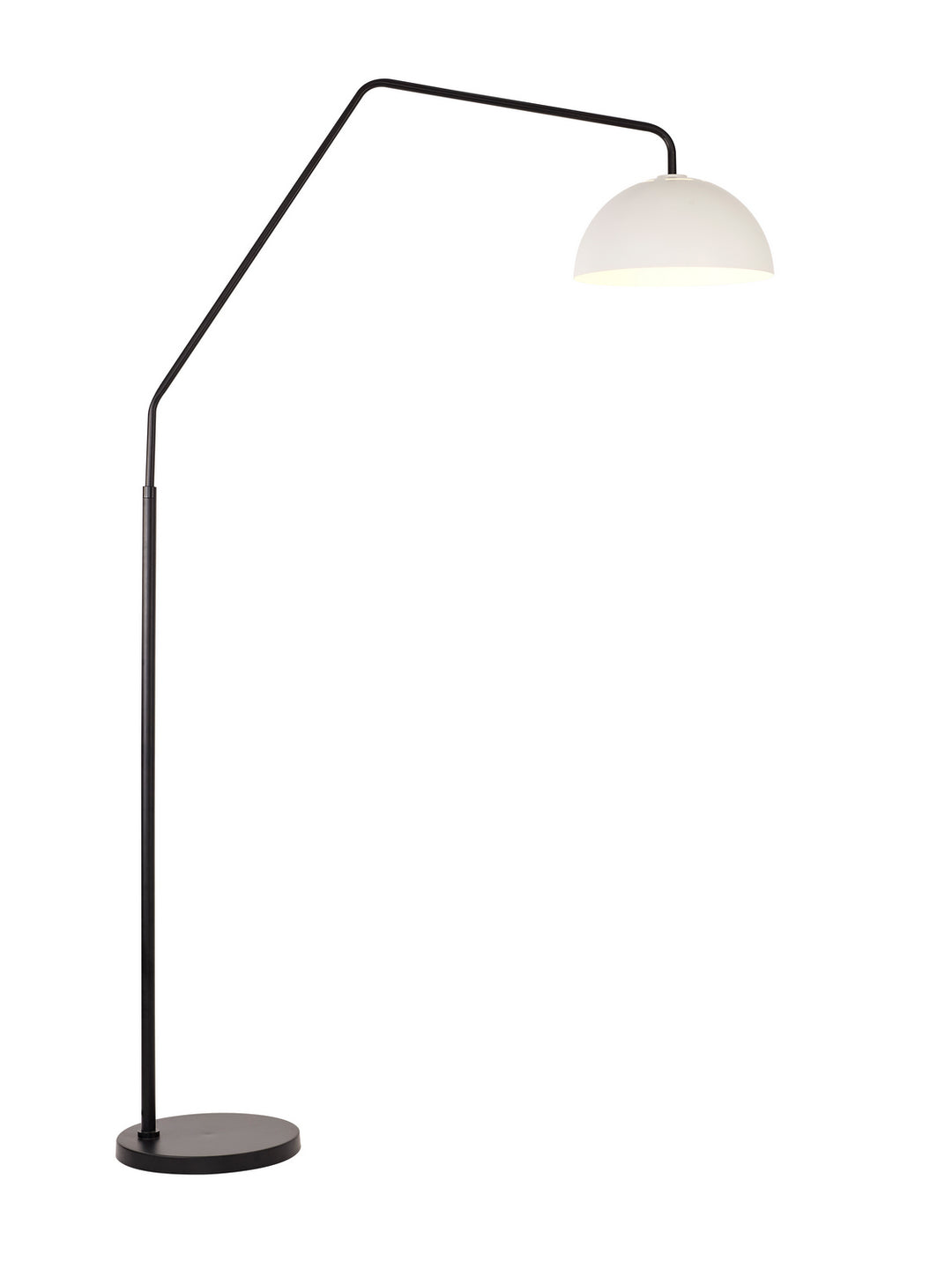 Luce Lumen Lighting LL1893-08  One Light Arc Lamp Lamp Black