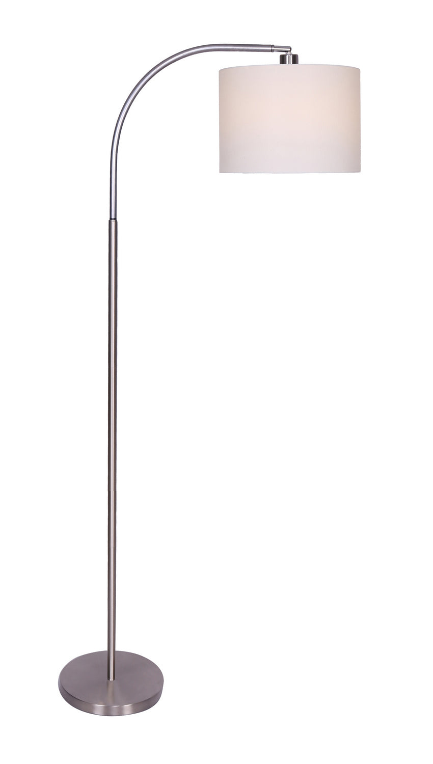 Luce Lumen Lighting LL1928  One Light Floor Lamp Lamp Pewter, Nickel, Silver