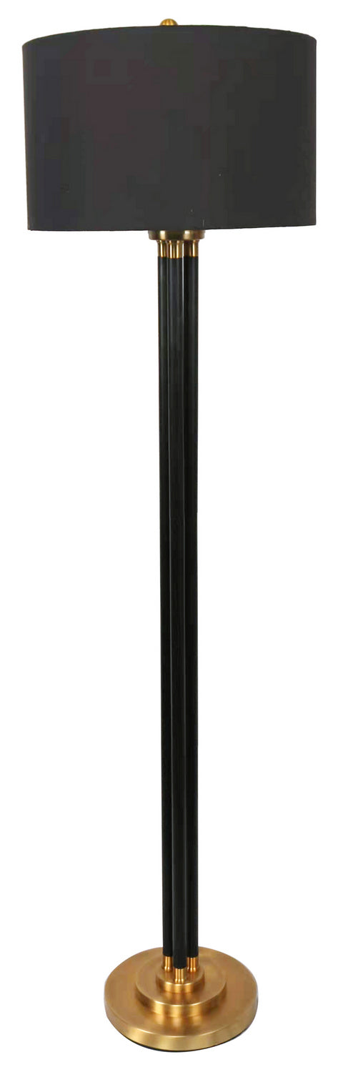 Luce Lumen Lighting LL2034  One Light Floor Lamp Lamp Black