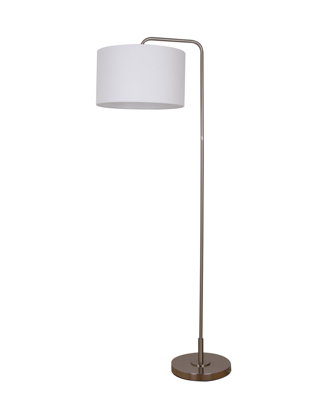 Luce Lumen Lighting LL2038-89  One Light Floor Lamp Lamp Pewter, Nickel, Silver