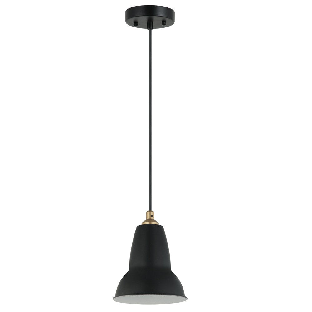 Maxilite Koa MX 2652-0718 Pendant Light - Black/Aged Brass