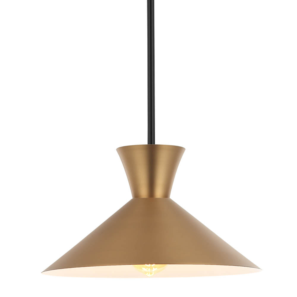 Maxilite Andreo MX 265R07-18 Pendant Light - Aged Brass/Black