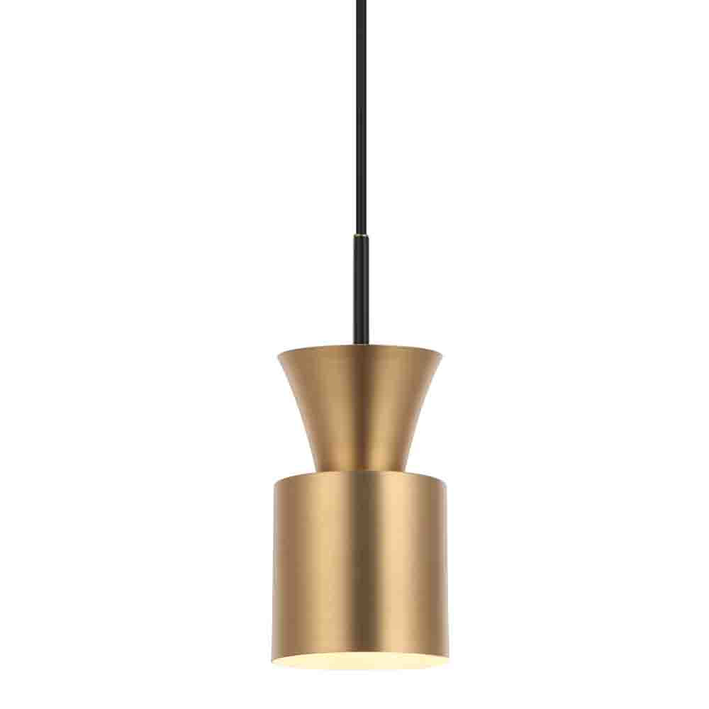 Maxilite Andel MX 267A3-18 Pendant Light - Aged Brass/Black