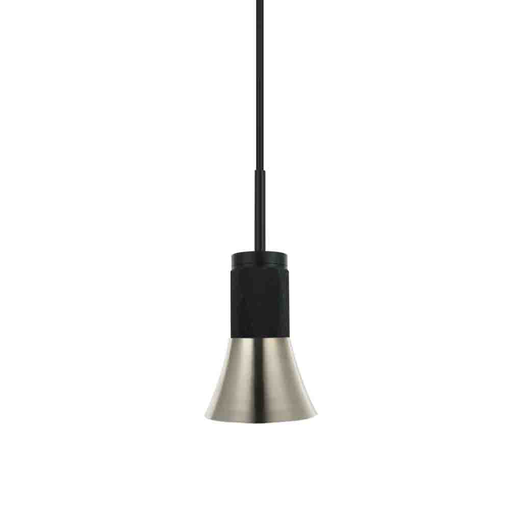 Maxilite Axel MX 268A3-40 Pendant Light - Satin Nickel/Black