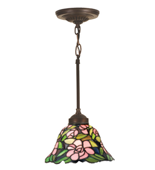 Meyda Tiffany Begonia 12862 Pendant Light - Mahogany Bronze