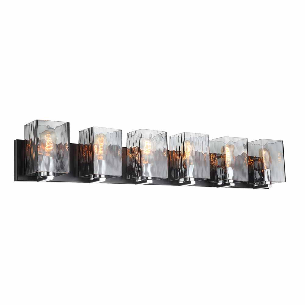 Maxilite Atri MX 61577-07-6 Bath Vanity Light 39 in. wide - Black