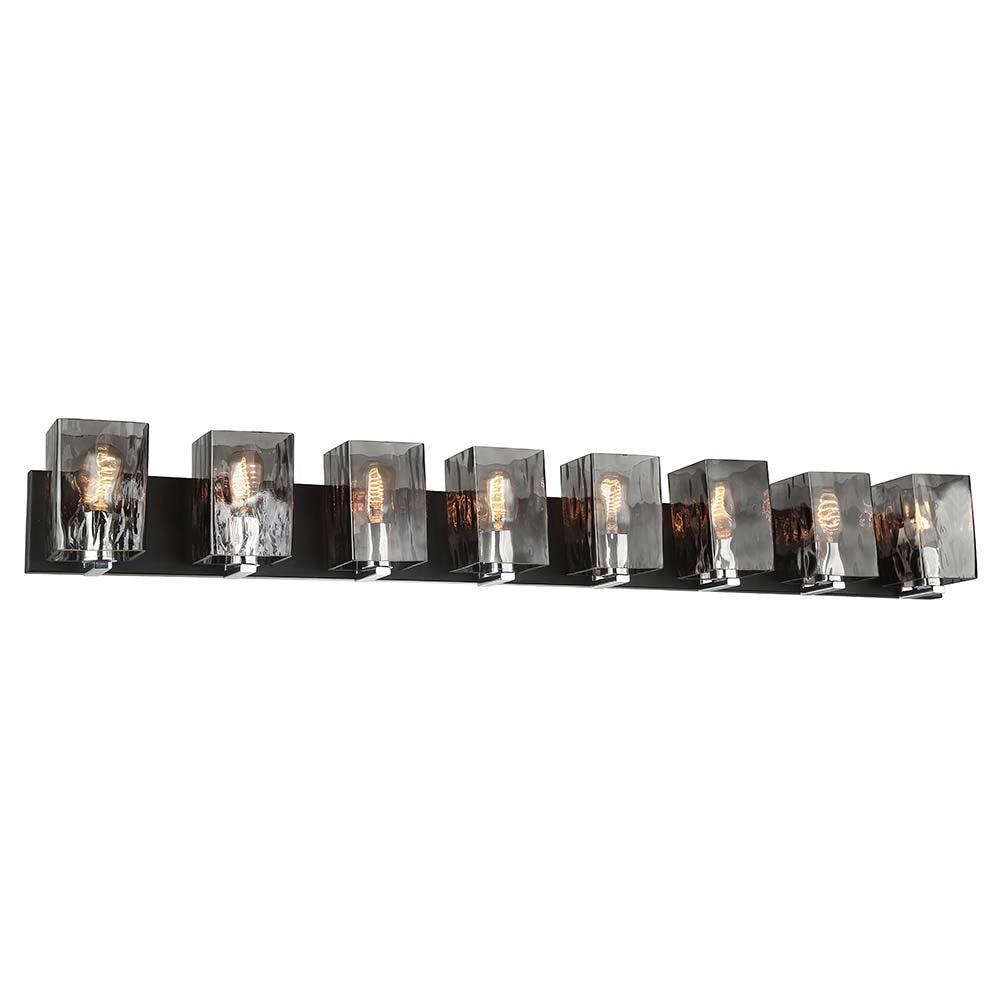 Maxilite Atri MX 61577-07-8 Bath Vanity Light 52 in. wide - Black