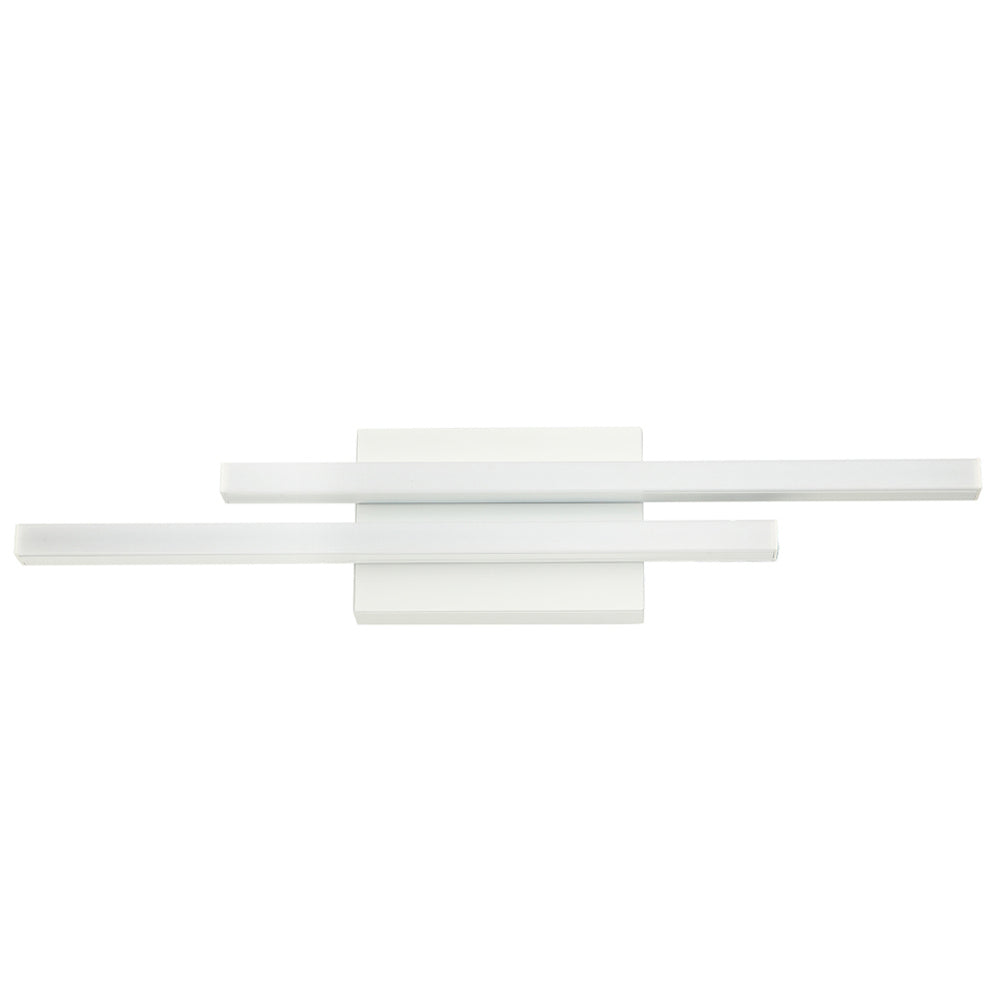 Maxilite Ridge MXD6535-02-2-30K Bath Vanity Light 24 in. wide - White