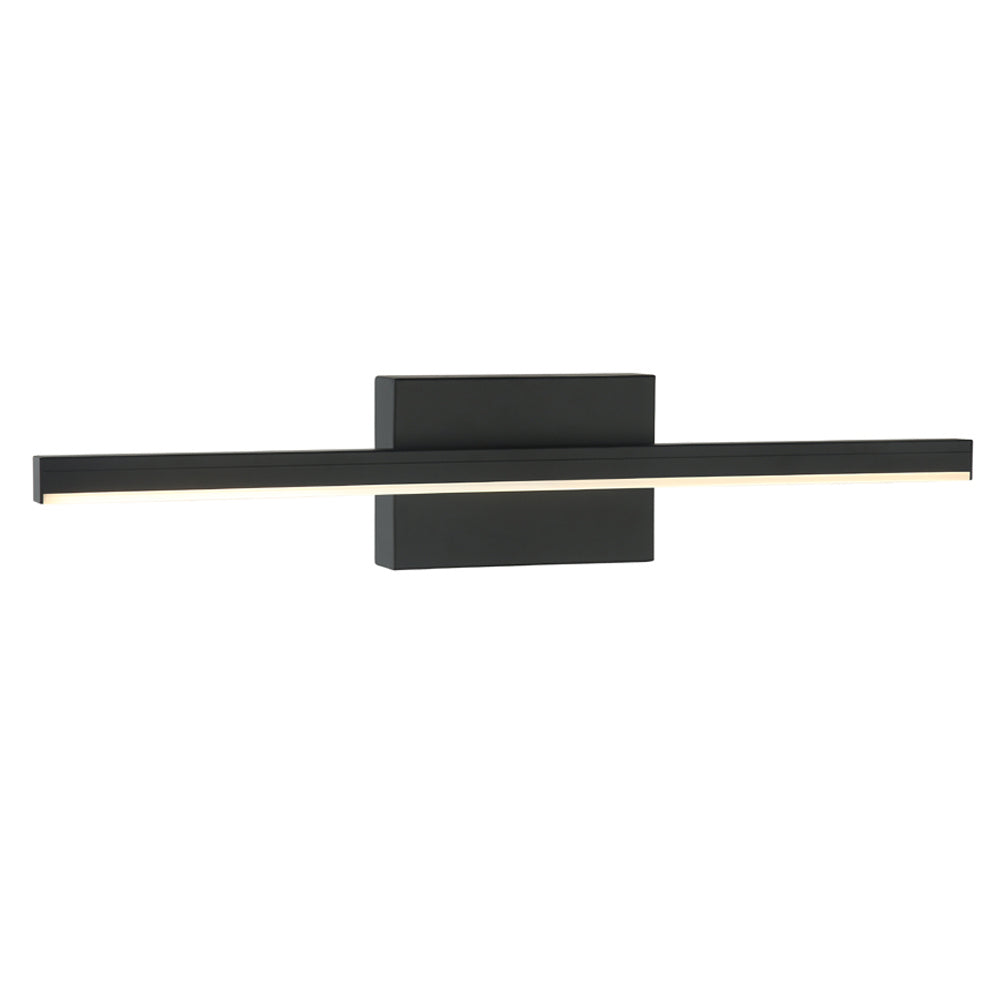 Maxilite Ridge MXD6764-07-2-30K Bath Vanity Light 25 in. wide - Black
