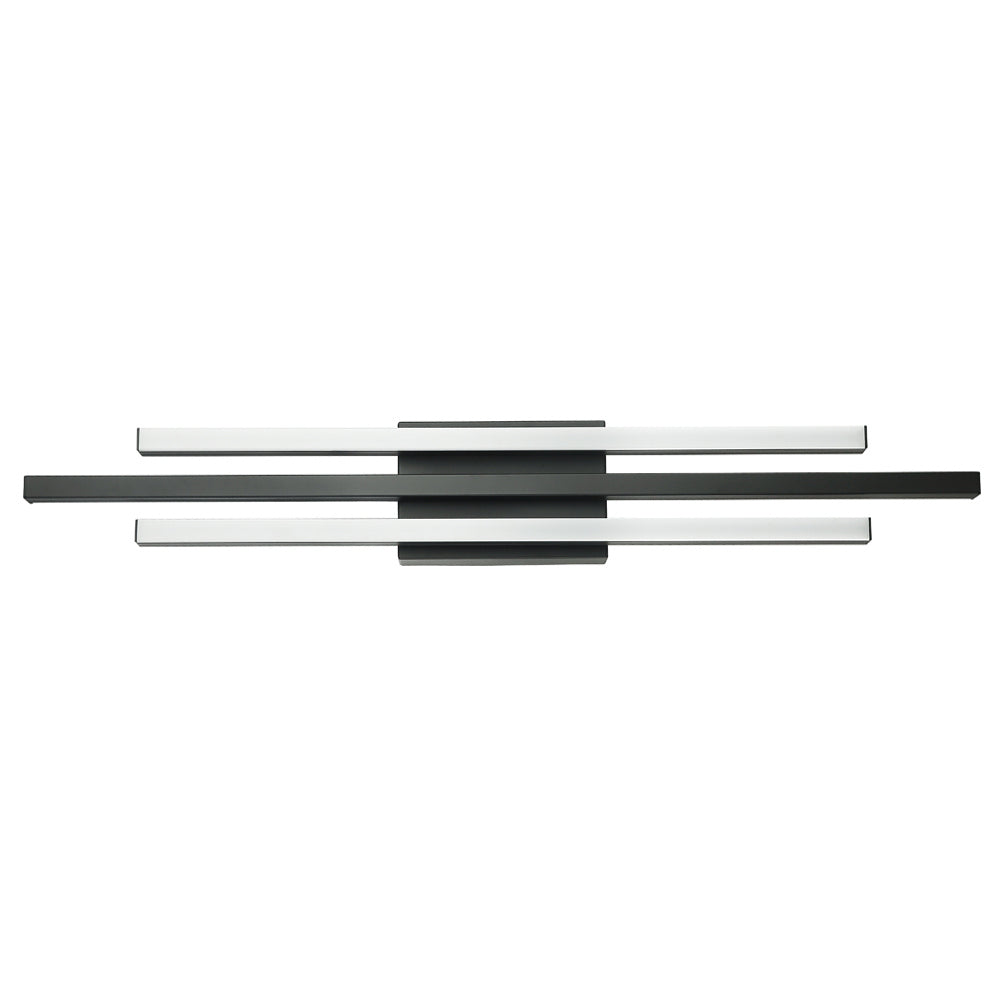Maxilite Ridge MXL6537-07-2-30K Bath Vanity Light 20 in. wide - Black