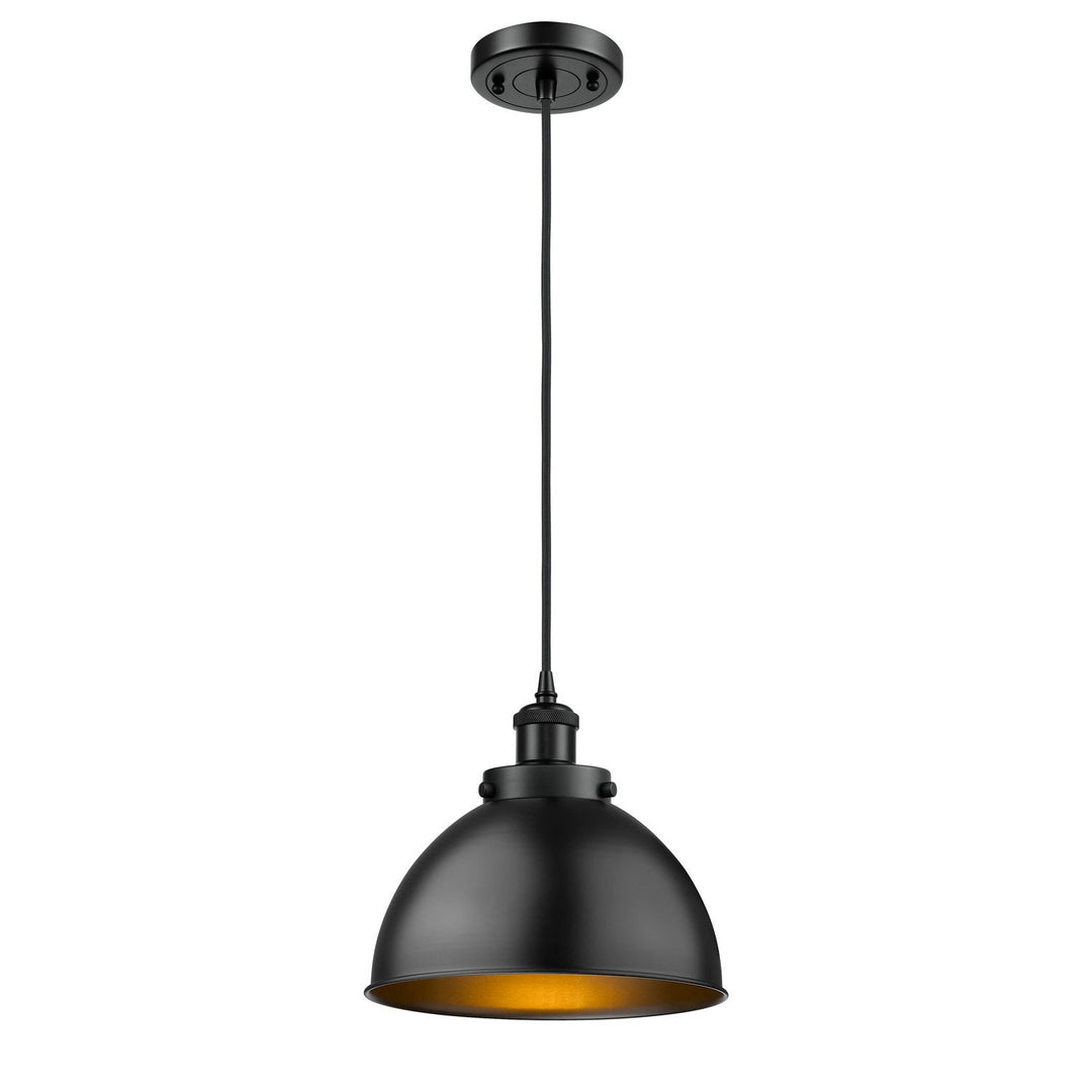 Innovations Ballston Urban 916-1P-BK-MFD-10-BK-LED Pendant Light - Matte Black