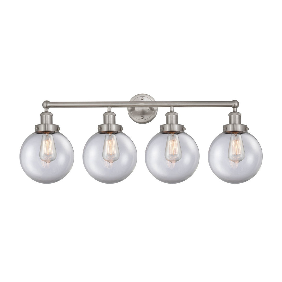 Innovations Edison 616-4W-SN-G202-8 Bath Vanity Light 34 in. wide - Brushed Satin Nickel