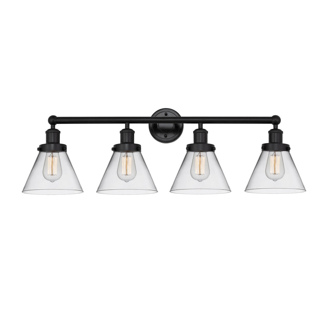 Innovations Edison 616-4W-BK-G42 Bath Vanity Light 35 in. wide - Matte Black