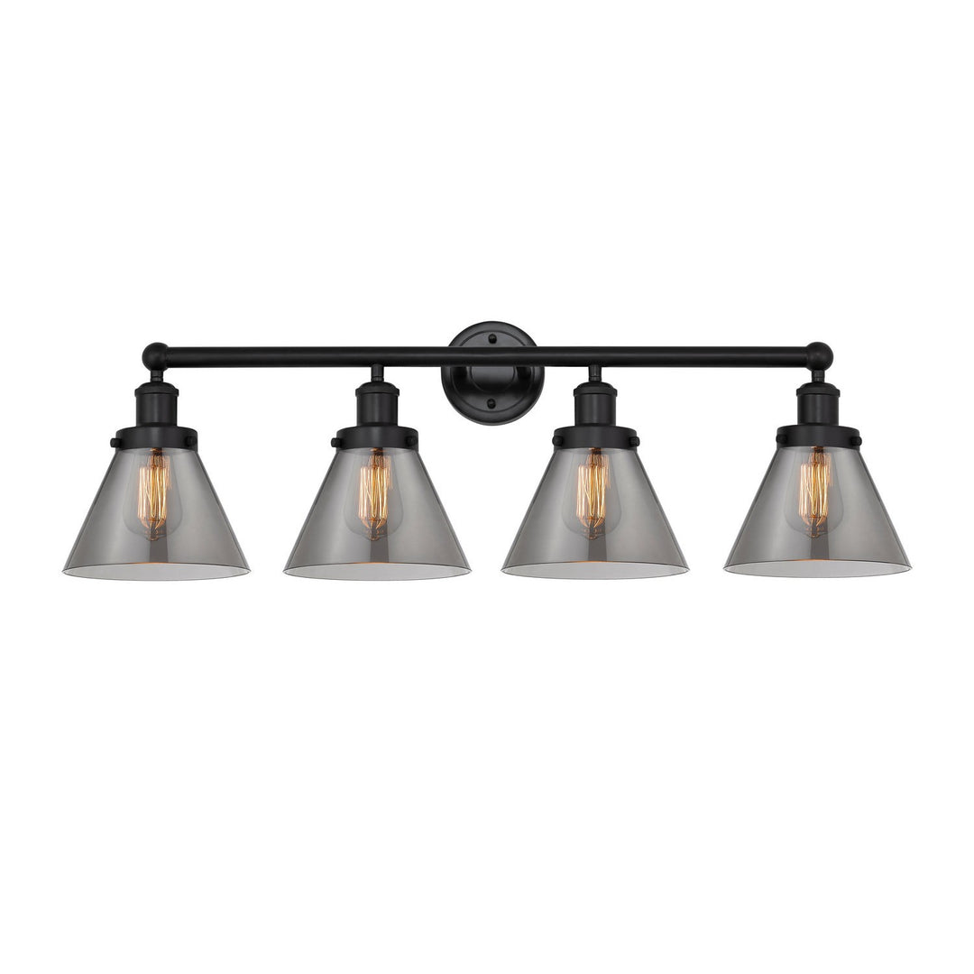 Innovations Edison 616-4W-BK-G43 Bath Vanity Light 34 in. wide - Matte Black