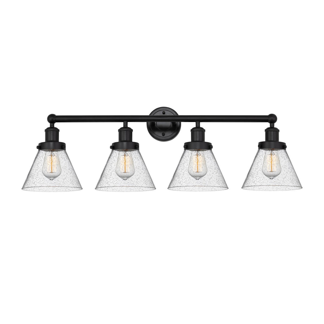 Innovations Edison 616-4W-BK-G44 Bath Vanity Light 34 in. wide - Matte Black