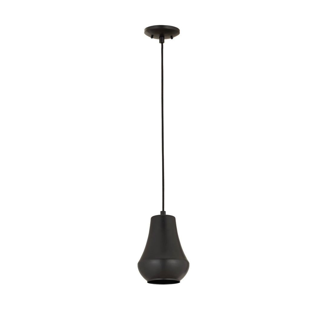 Innovations Auralume 654-1P-BK-7-LED Pendant Light - Matte Black