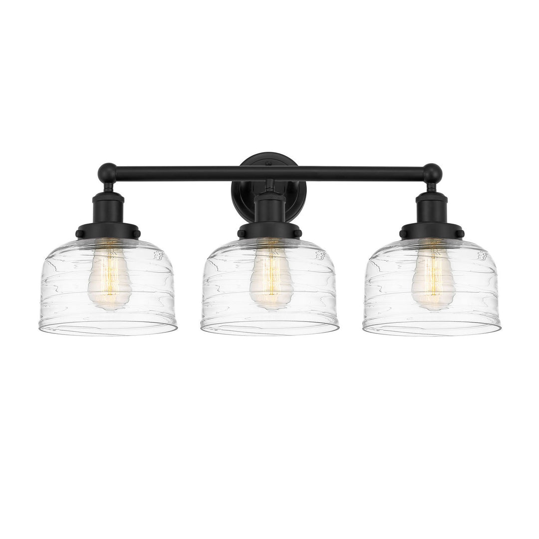 Innovations Edison 616-3W-BK-G713 Bath Vanity Light 25 in. wide - Matte Black
