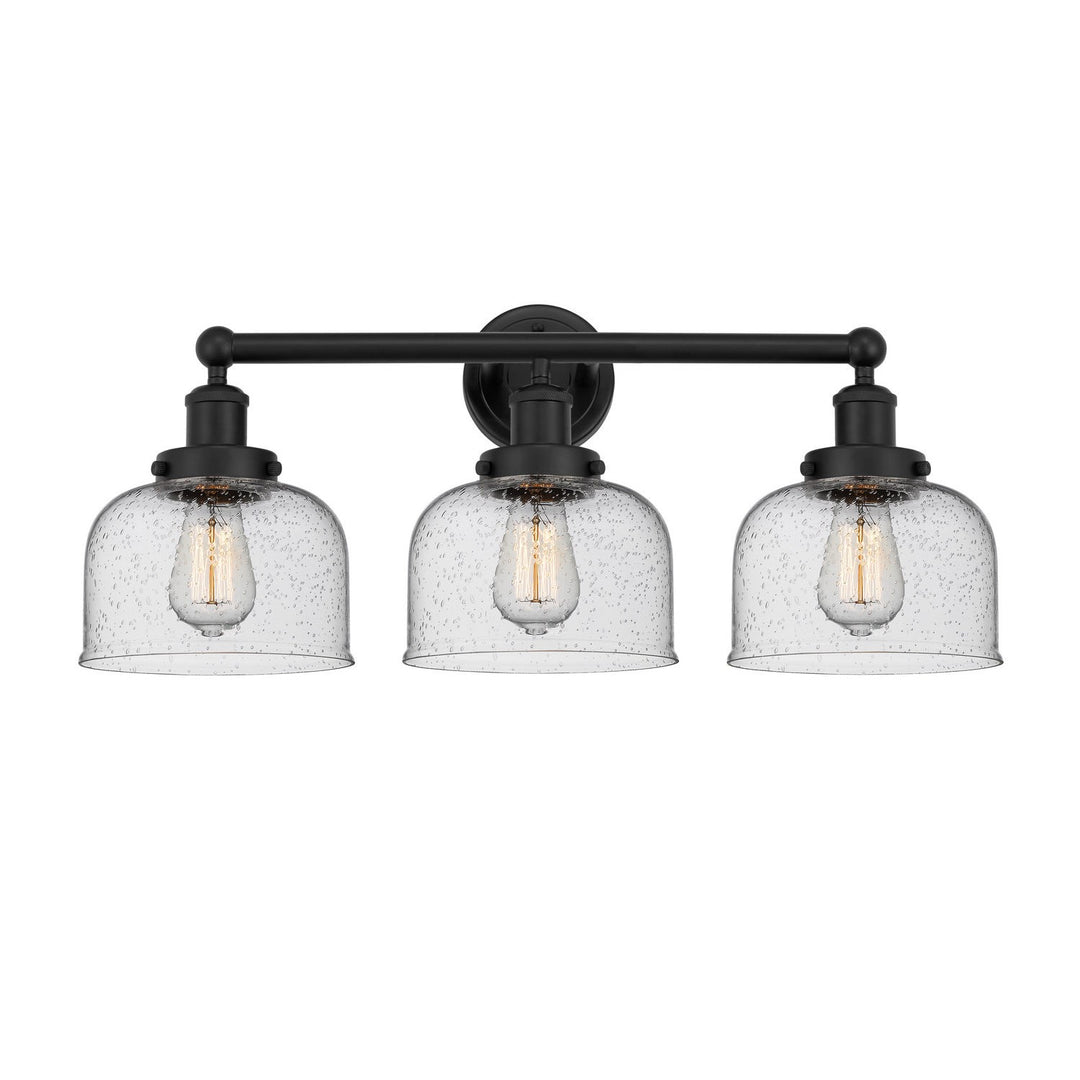 Innovations Edison 616-3W-BK-G74 Bath Vanity Light 25 in. wide - Matte Black
