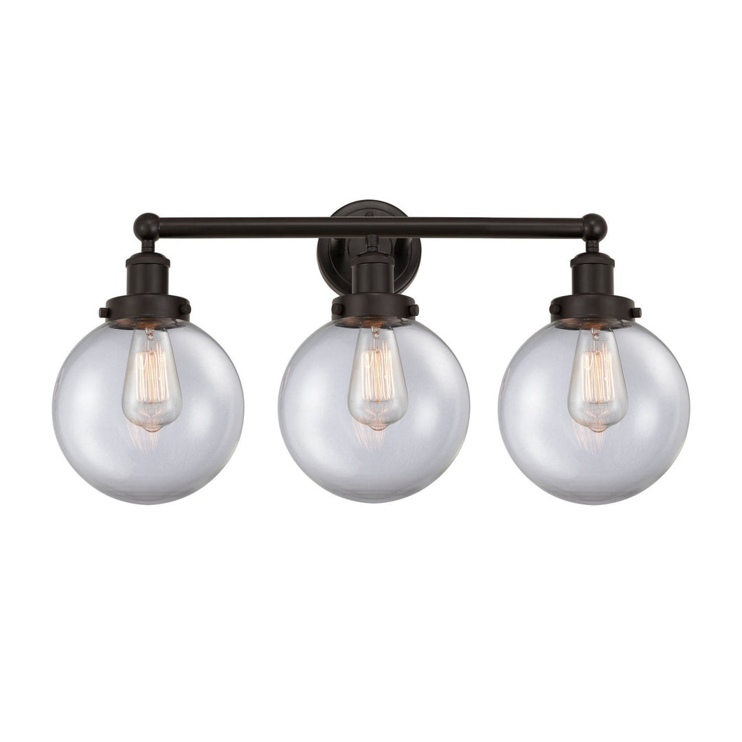 Innovations Edison 616-3W-OB-G202-8 Bath Vanity Light 25 in. wide - Oil Rubbed Bronze