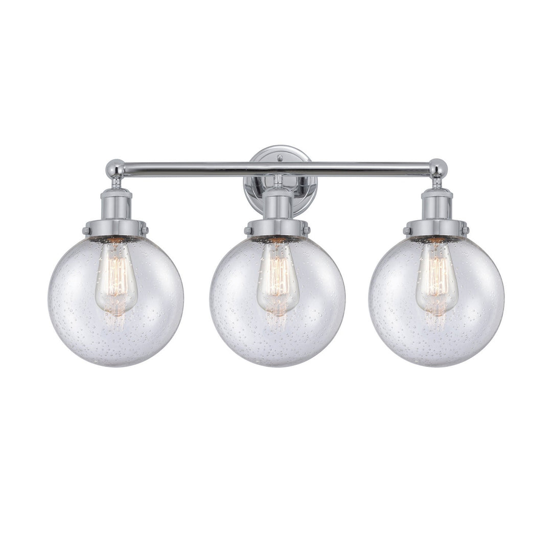 Innovations Edison 616-3W-PC-G204-8 Bath Vanity Light 25 in. wide - Polished Chrome
