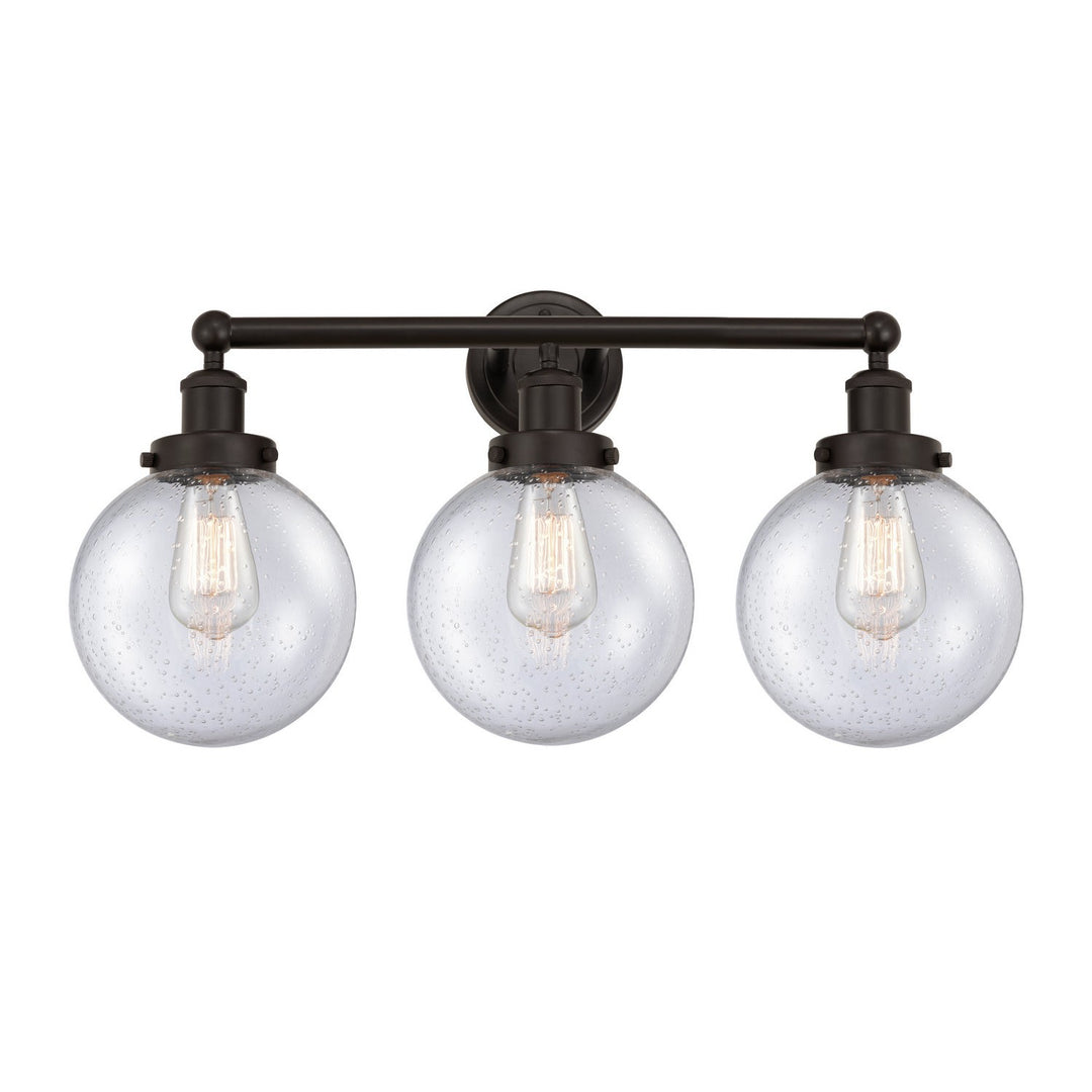 Innovations Edison 616-3W-OB-G204-8 Bath Vanity Light 25 in. wide - Oil Rubbed Bronze