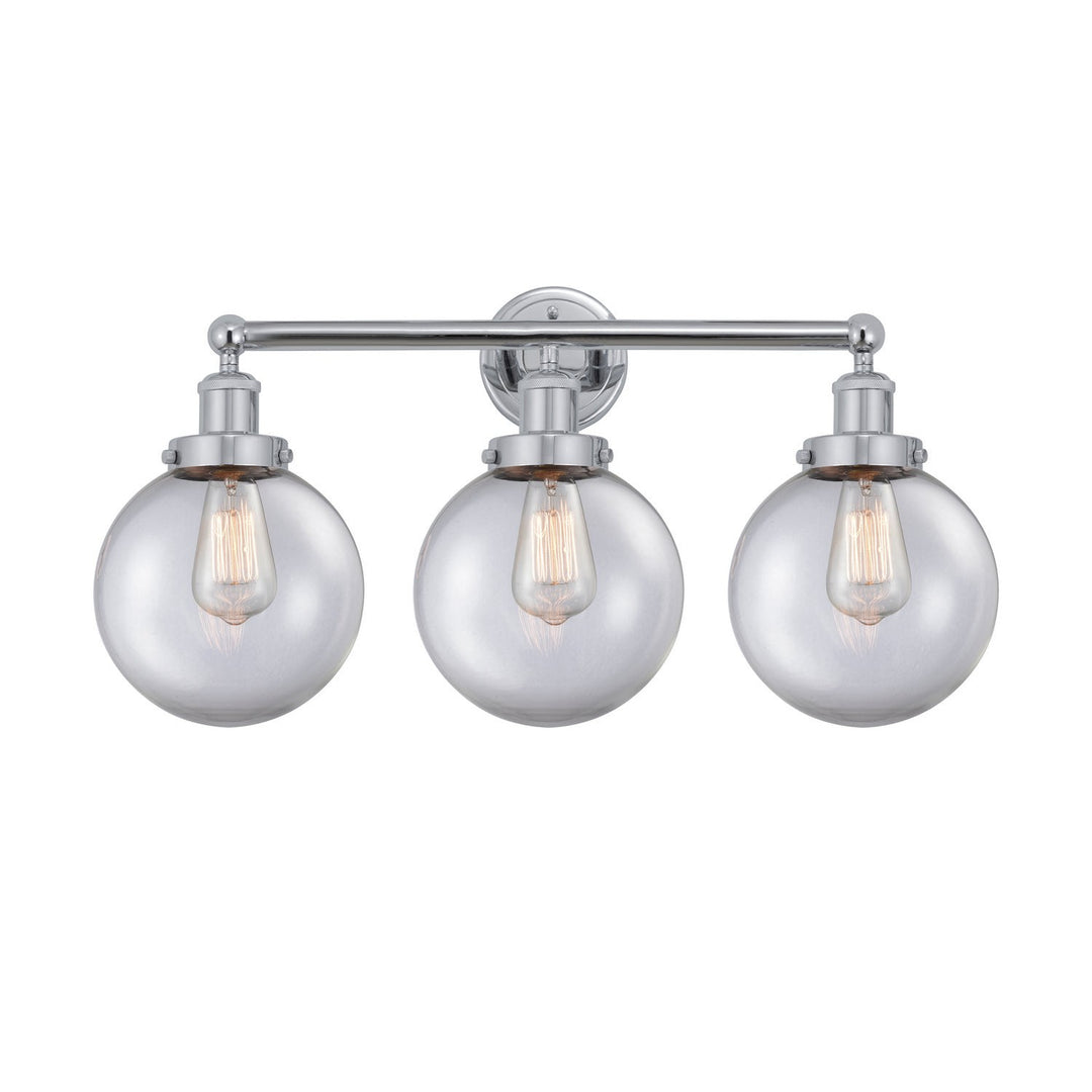 Innovations Edison 616-3W-PC-G202-8 Bath Vanity Light 25 in. wide - Polished Chrome
