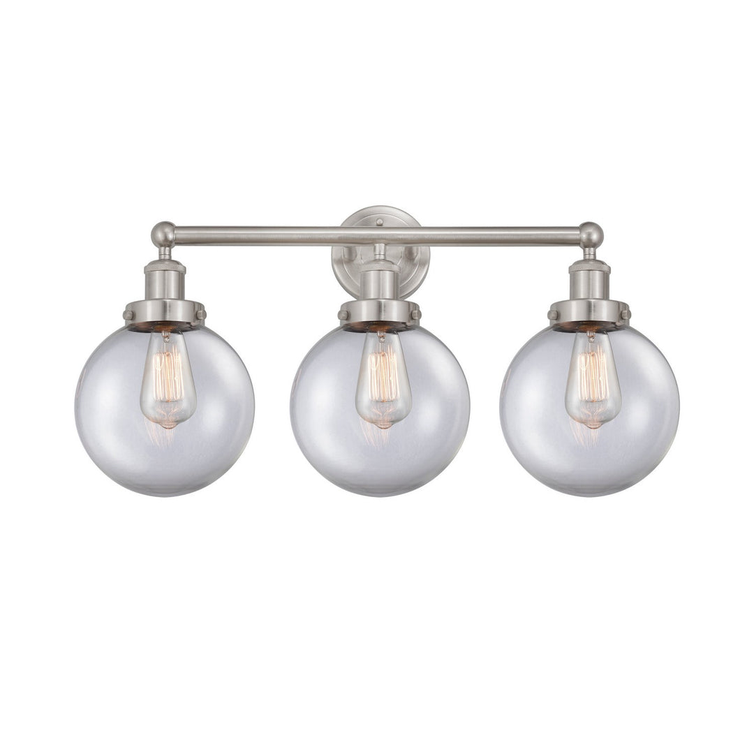 Innovations Edison 616-3W-SN-G202-8 Bath Vanity Light 25 in. wide - Brushed Satin Nickel