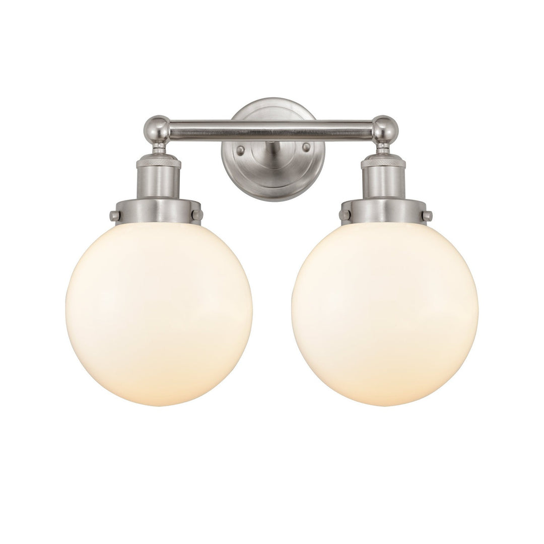 Innovations Edison 616-2W-SN-G201-8 Bath Vanity Light 16 in. wide - Brushed Satin Nickel