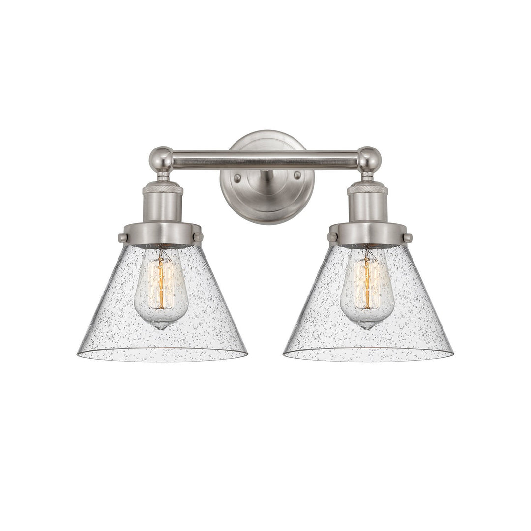 Innovations Edison 616-2W-SN-G44 Bath Vanity Light 16 in. wide - Brushed Satin Nickel