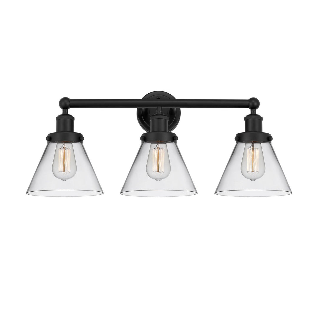 Innovations Edison 616-3W-BK-G42 Bath Vanity Light 26 in. wide - Matte Black
