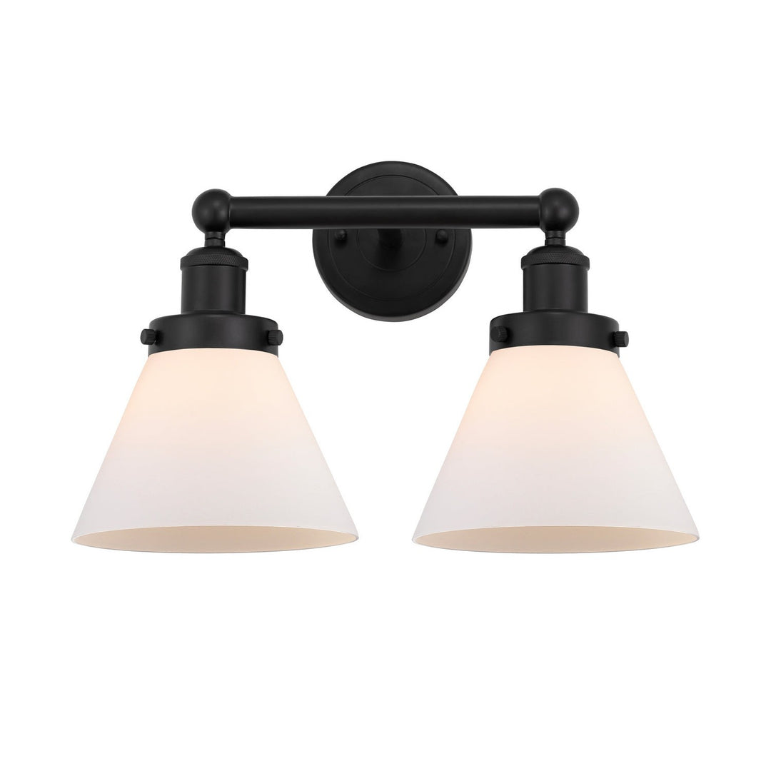 Innovations Edison 616-2W-BK-G41 Bath Vanity Light 17 in. wide - Matte Black