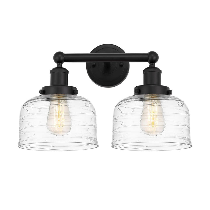 Innovations Edison 616-2W-BK-G713 Bath Vanity Light 16 in. wide - Matte Black