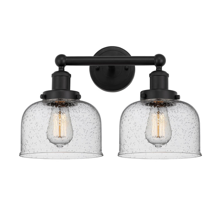 Innovations Edison 616-2W-BK-G74 Bath Vanity Light 16 in. wide - Matte Black