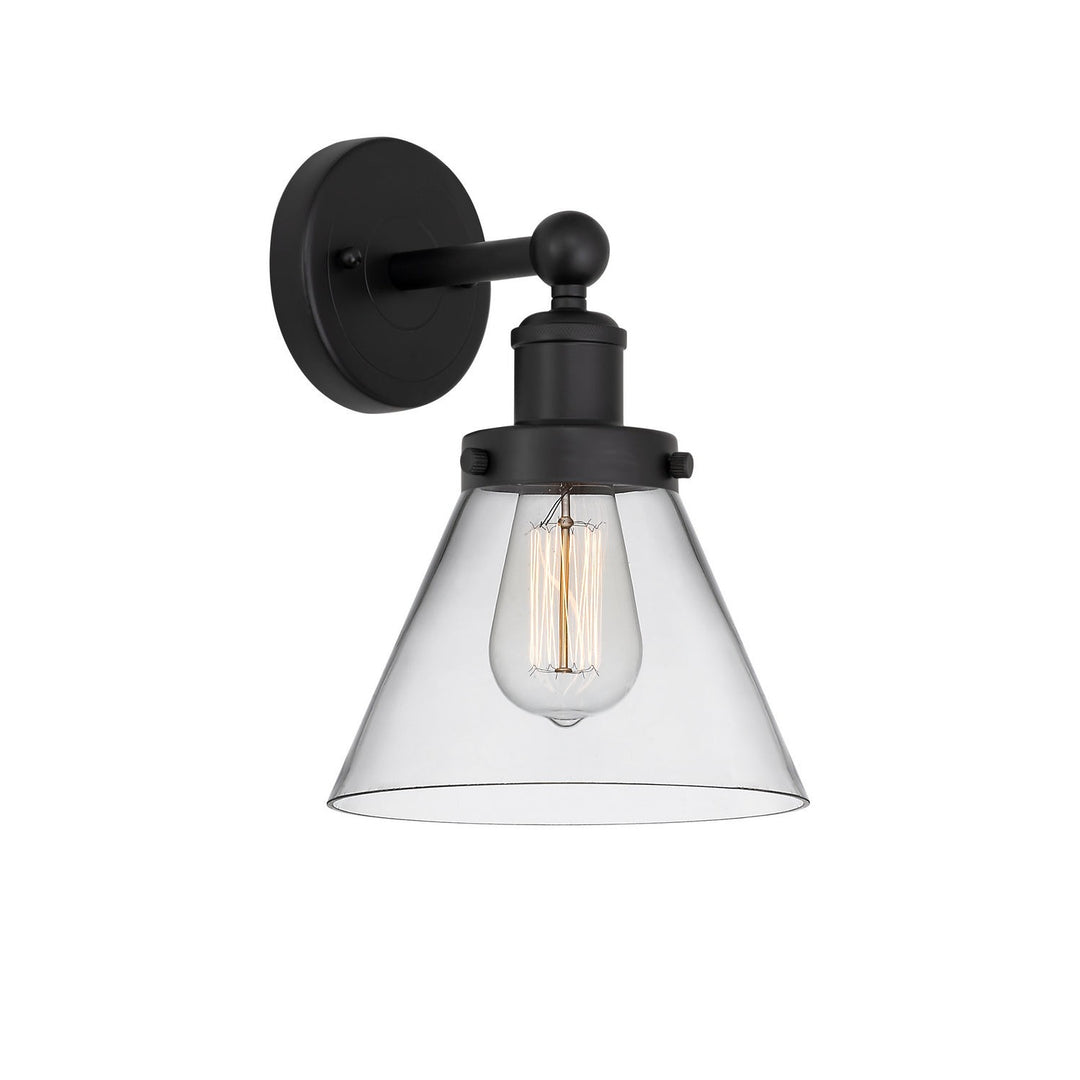 Innovations Edison 616-1W-BK-G42 Wall Sconce Light - Matte Black