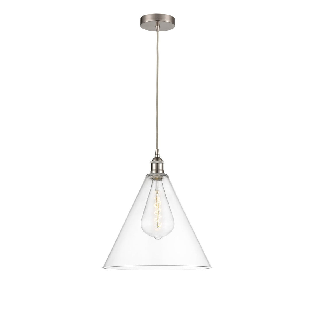 Innovations Edison 616-1P-SN-GBC-162 Pendant Light - Brushed Satin Nickel