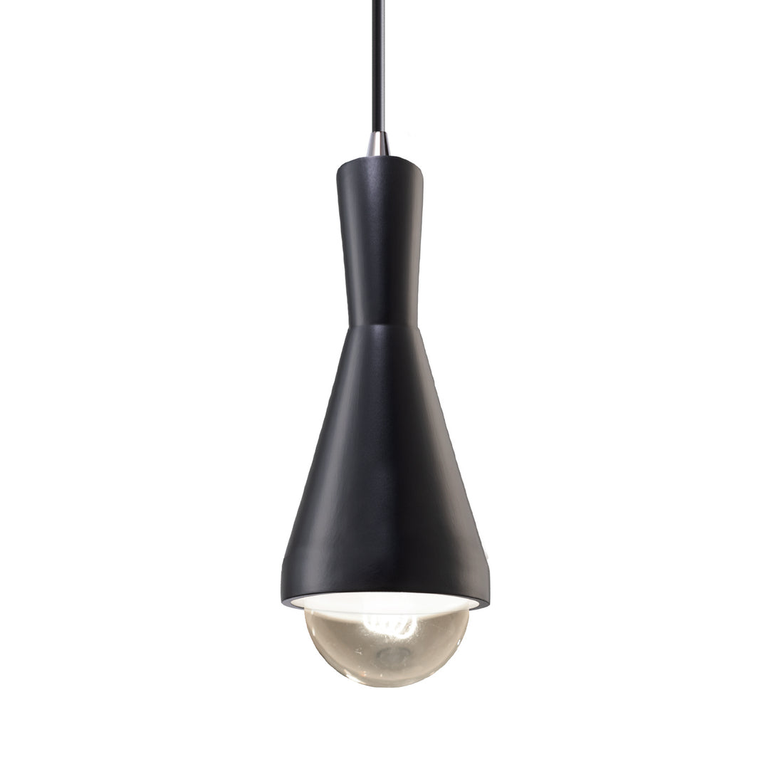 Justice Designs Radiance CER-6520-CRB-CROM-BKCD Pendant Light - Carbon - Matte Black