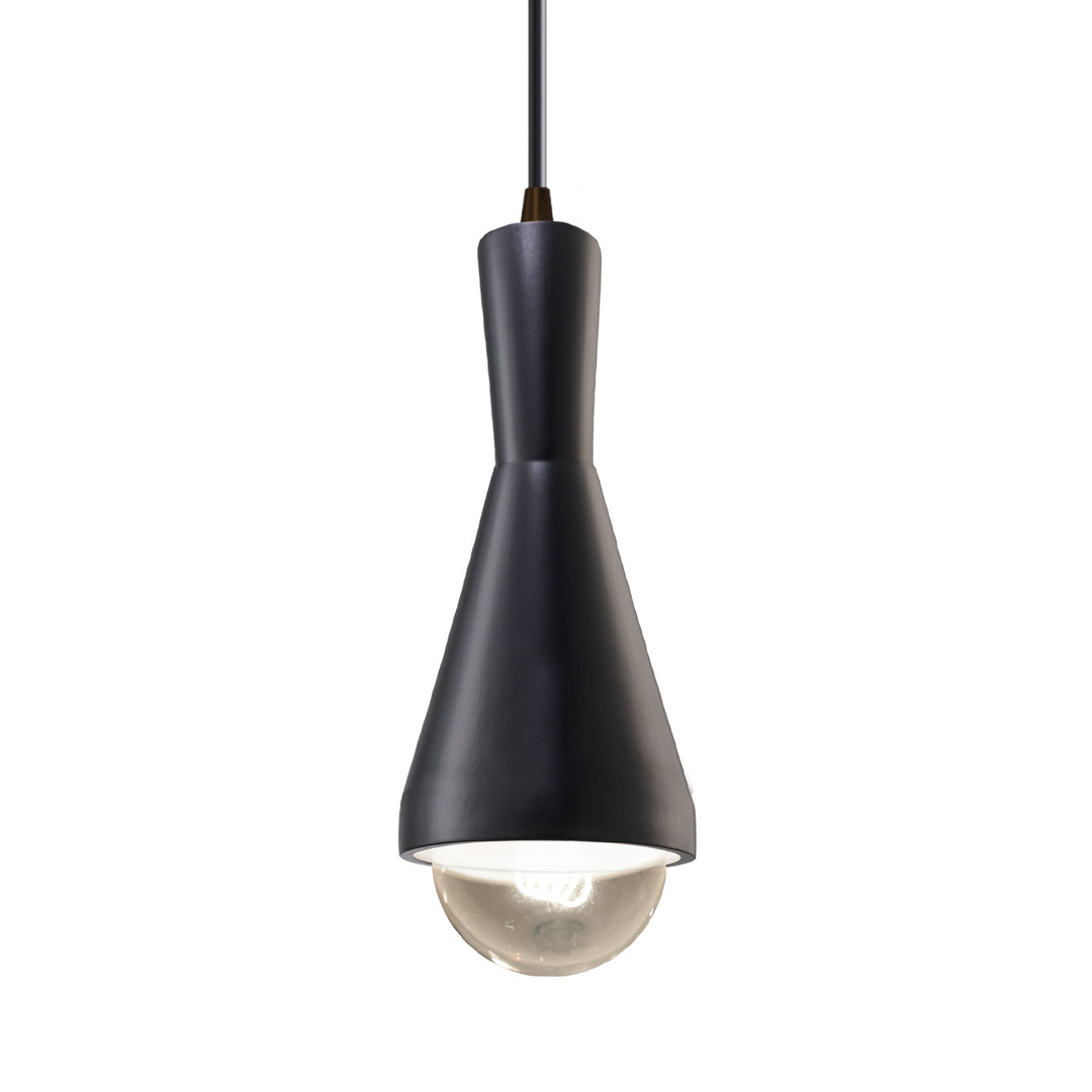 Justice Designs Radiance CER-6520-CRB-DBRZ-BKCD Pendant Light - Carbon - Matte Black