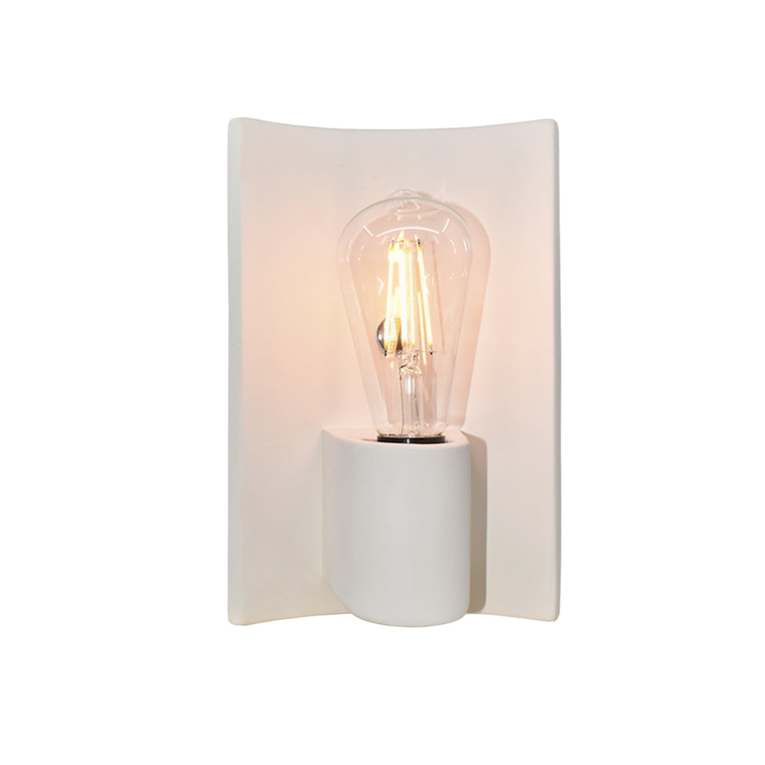 Justice Designs Ambiance CER-7061-BIS-NCKL Wall Light - Bisque