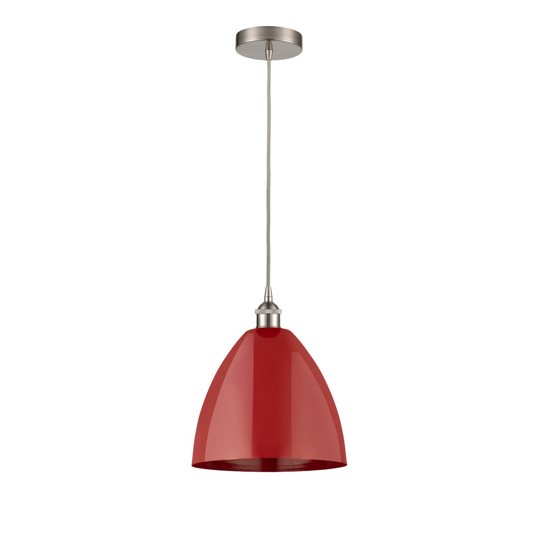 Innovations Edison 616-1P-SN-MBD-12-RD Pendant Light - Brushed Satin Nickel