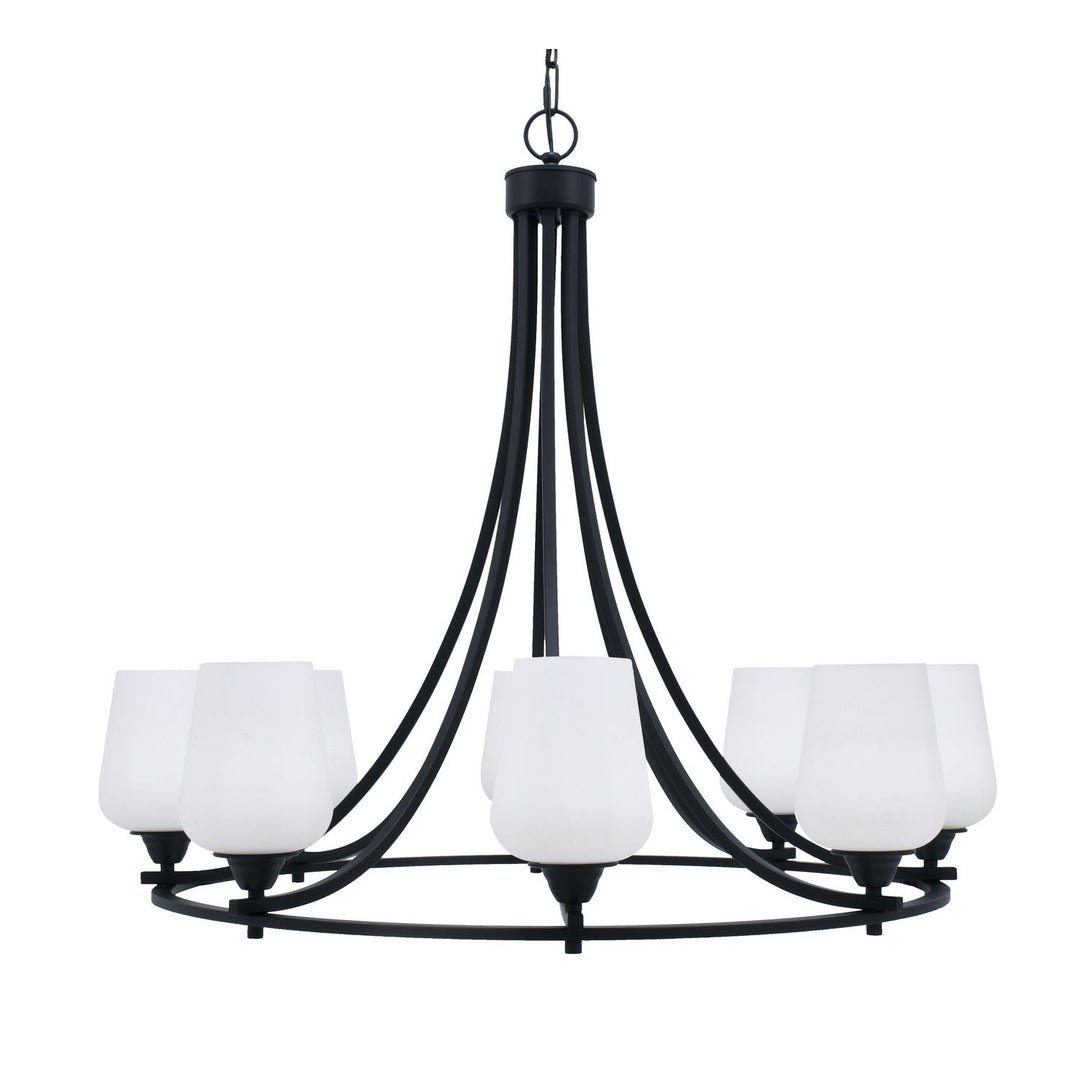 Toltec Paramount 3408-mb-211 Chandelier Light - Matte Black