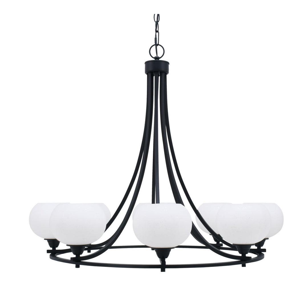 Toltec Paramount 3408-mb-212 Chandelier Light - Matte Black