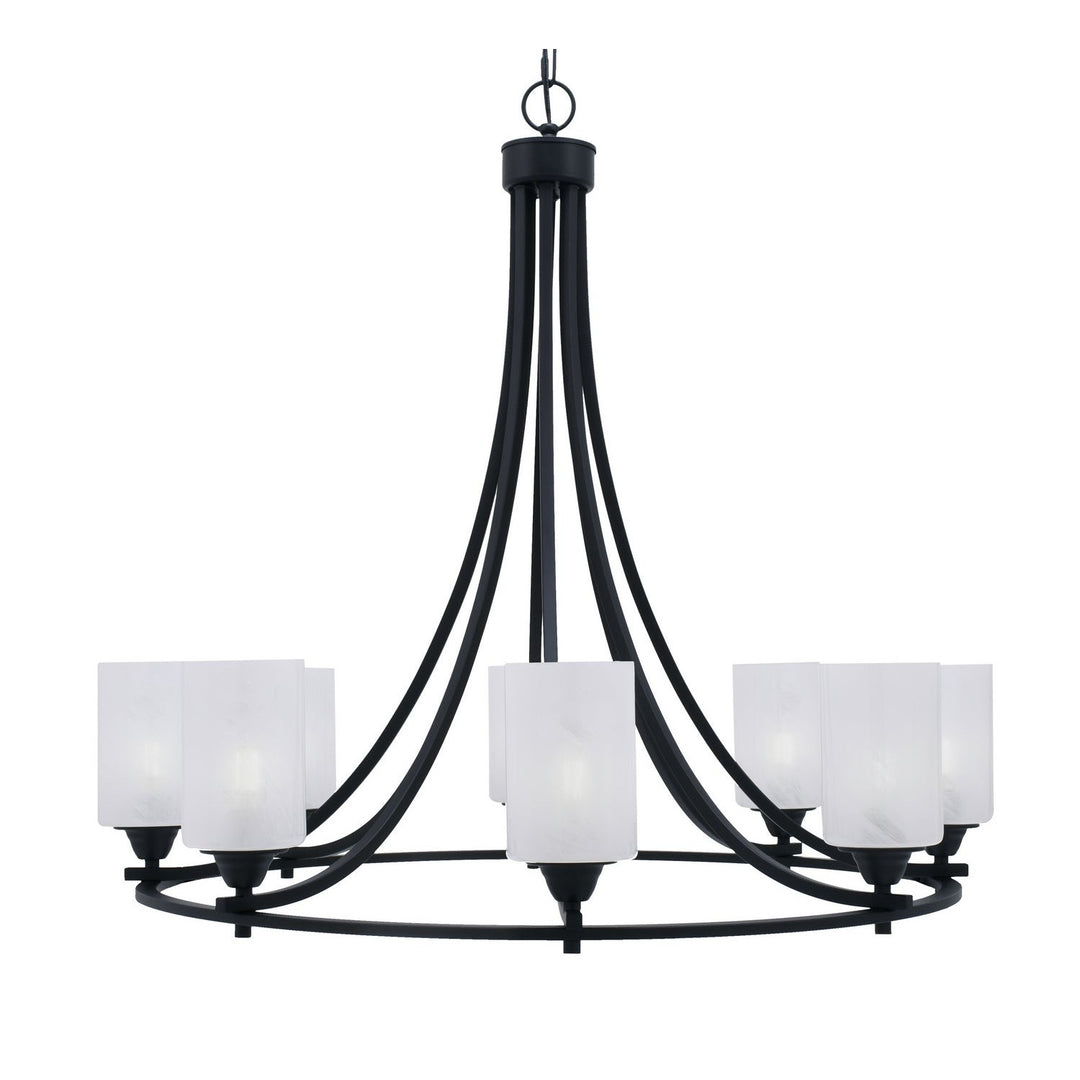 Toltec Paramount 3408-mb-3001 Chandelier Light - Matte Black