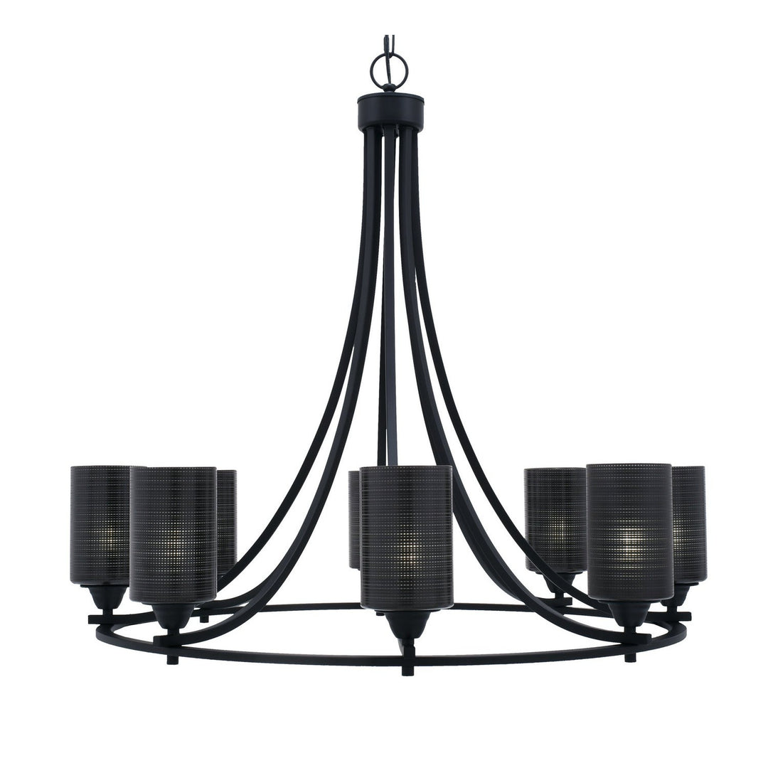 Toltec Paramount 3408-mb-4069 Chandelier Light - Matte Black