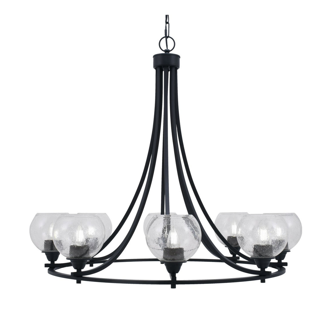 Toltec Paramount 3408-mb-4100 Chandelier Light - Matte Black